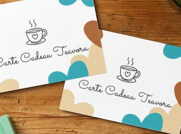 Carte cadeau Teavora à offrir pour vos proches