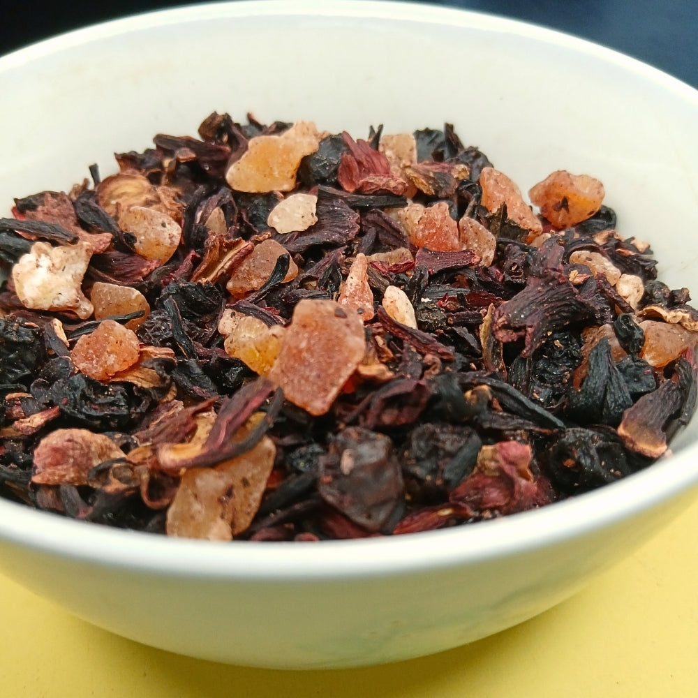 KIR ROYAL Papaye, hibiscus, raisins de Corinthe, cassis, rose