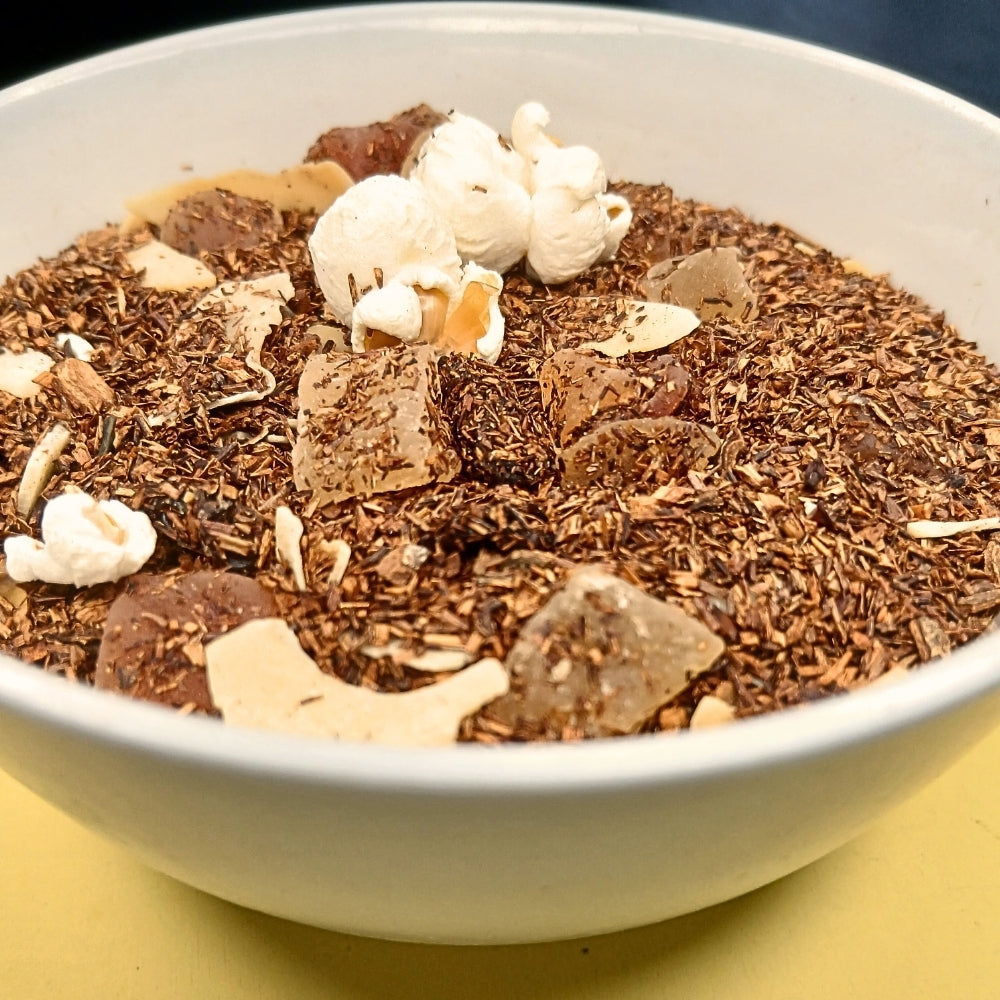 NUAGE D'AMANDES  Amandes grillées, ananas, papaye, cannelle, coco, popcorn