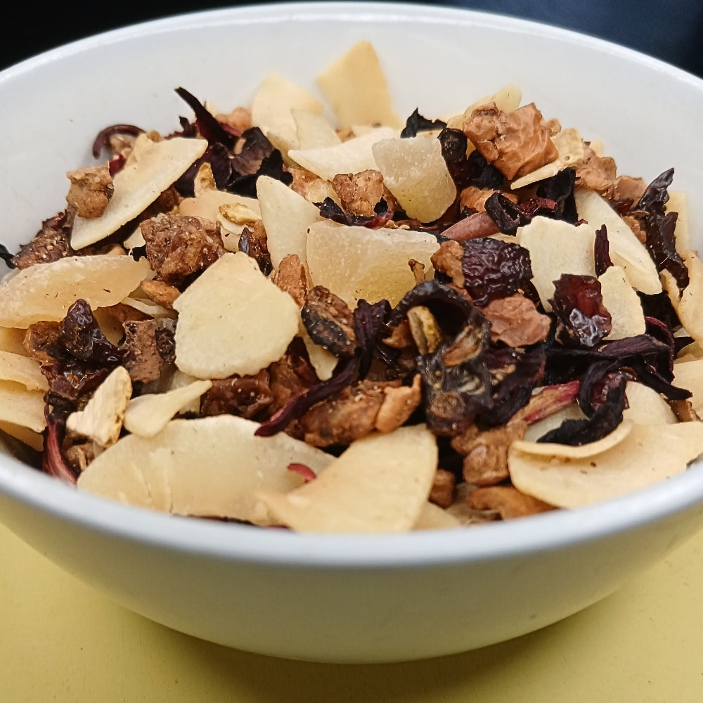 PIÑA COLADA Pomme, ananas, coco, hibiscus