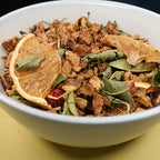 TISANE DES ELFES Rooibos vert, pomme, verveine, orange, murier, cassis