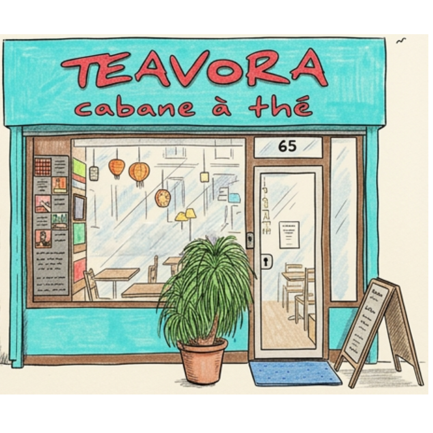 La cabane à thé Teavora pour notre programme de fidélité