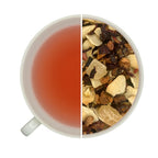 Sachet d'infusion fruitée Pina Colada Teavora, pomme, ananas, coco, hibiscus, orange, idéal glacé en été.