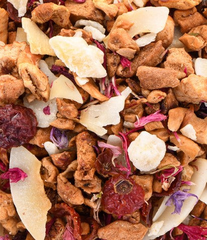 Sachet vrac d'infusion de Noël BOULE DE NEIGE, coco, amande, raffaello.