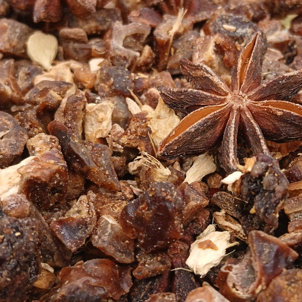 Infusion de fruits et d'épices Oriental T Teavora en vrac : datte, raisin, gingembre — fruits et épices, pour l'hiver