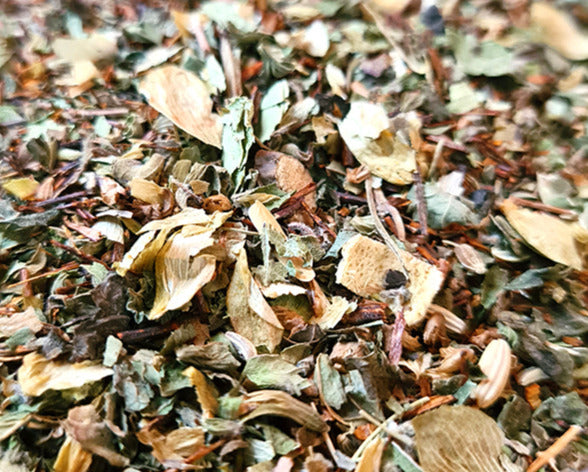 Sachet vrac d'infusion de plantes GOOD NIGHT, rooibos, tulsi, mélisse, verveine, citron, anis, idéale pour le soir et le sommeil.