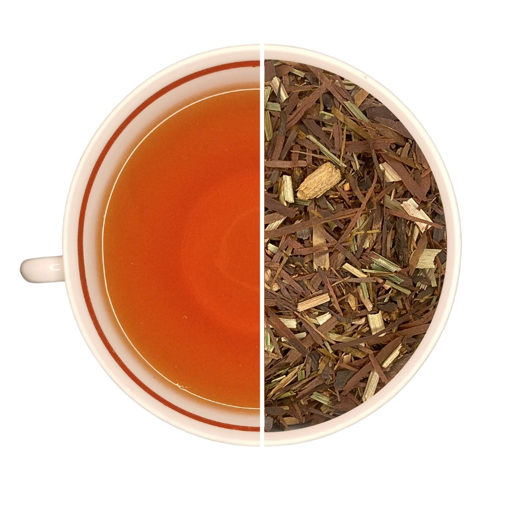 Tasse d'infusion et vrac d'infusion LAPACHO CITRON, citronnelle, citron.