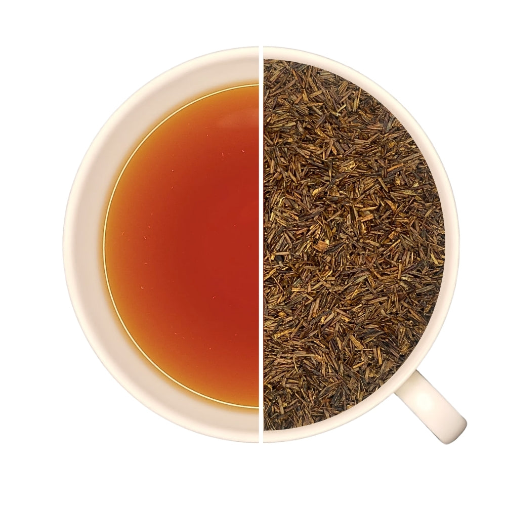 Tasse de rooibos et vrac de rooibos bio KILIMANDJARO, vanille, jasmin, bergamote, lavande, sans théine.