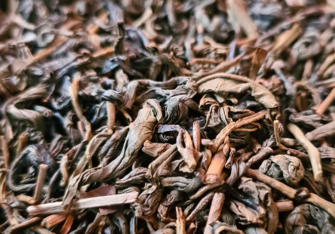 Sachet vrac de thé jaune de Chine HUANG DA CHA, idéal pour le matin.