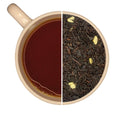 Tasse de thé infusé et vrac de thé noir EARL GREY DELUXE  aux agrumes, bergamote, orange sanguine, mandarine.