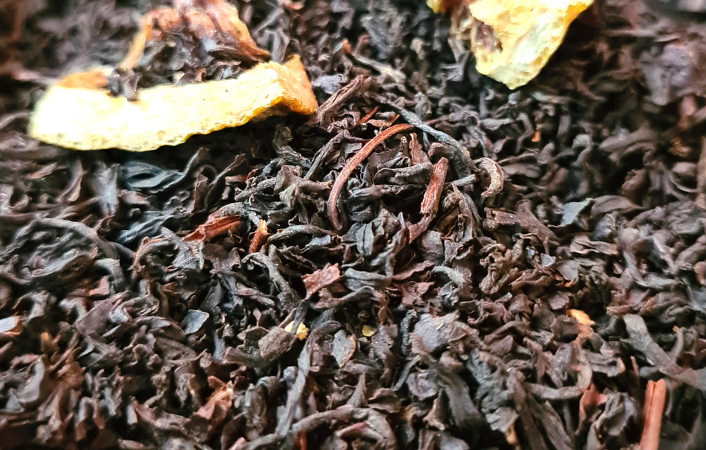 Sachet vrac de thé noir EARL GREY DELUXE  aux agrumes, bergamote, orange sanguine, mandarine.