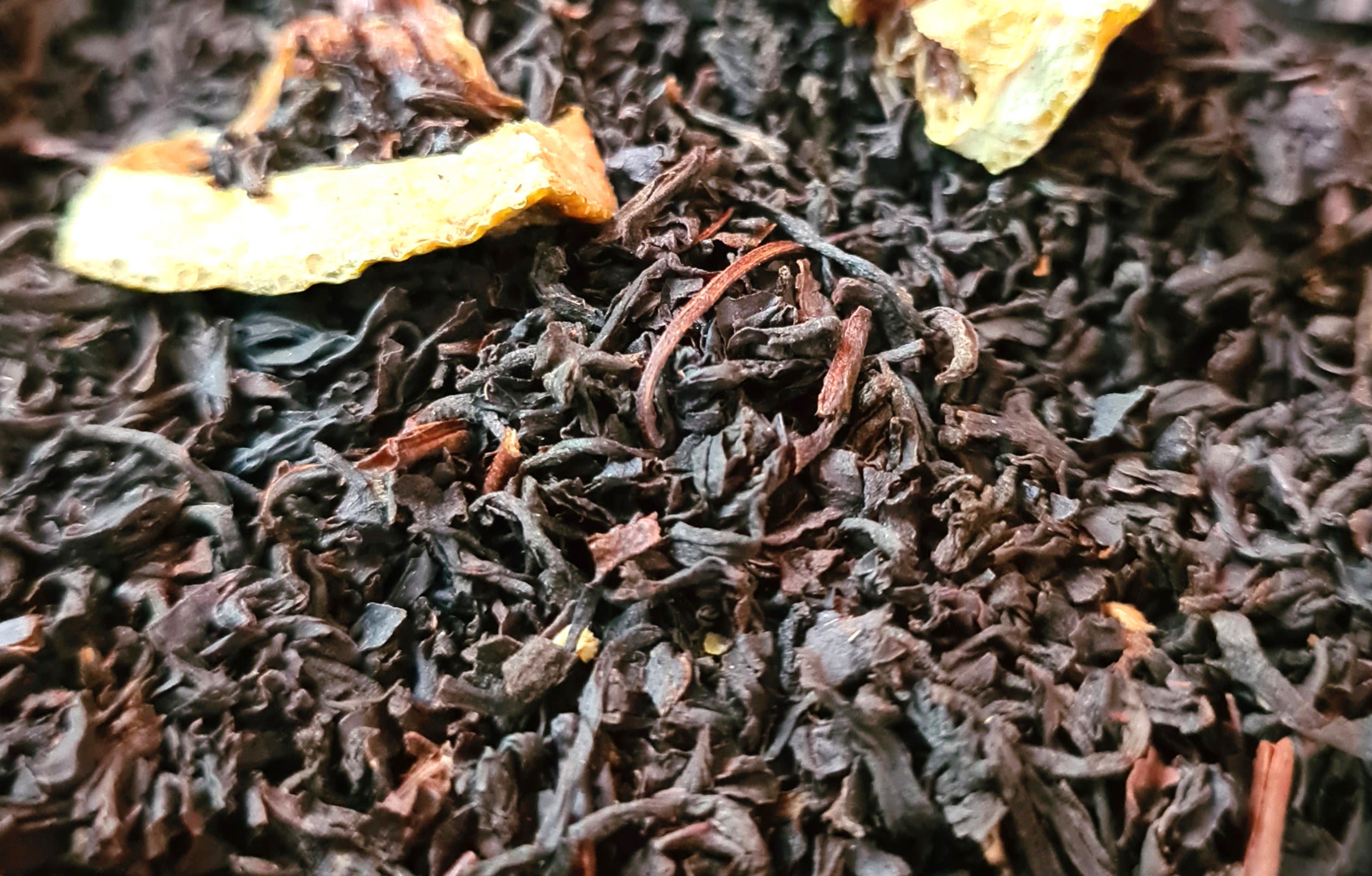 Sachet vrac de thé noir EARL GREY DELUXE  aux agrumes, bergamote, orange sanguine, mandarine.