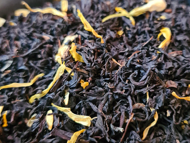 Sachet vrac de thé noir ÉTOILES DE BALI Jasmin, cerise, souci, baie de goji.