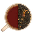 Tasse de thé infusé et vrac de thé MÉLANGE DE NOËL Orange, speculos