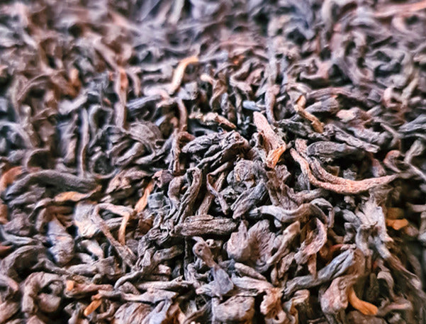 Sachet vrac de thé noir bio Pu'Er YUNNAN SHU de Chine.