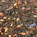 Thé noir Roasted Nuts Teavora en vrac : noisette, cannelle, cacao, noix, vanille — goût torréfié