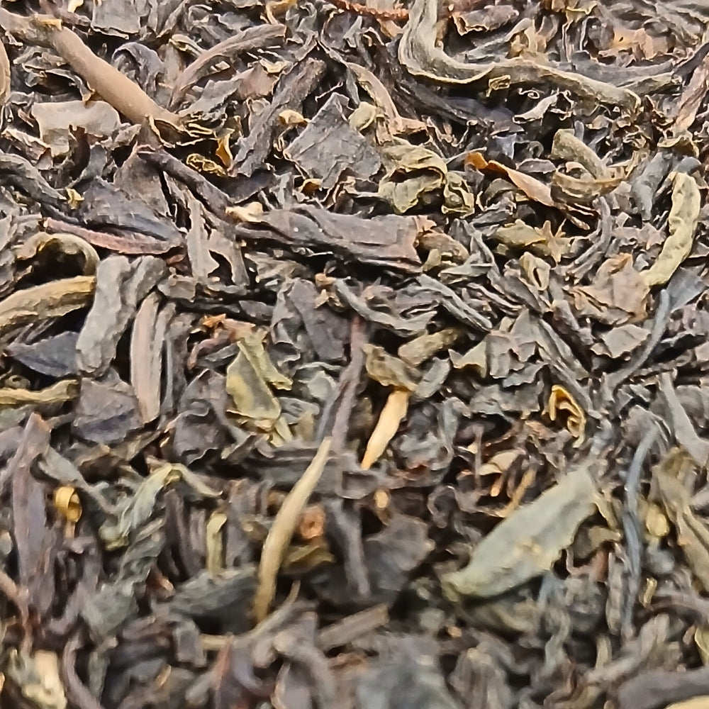 Thés noir et vert bio Secret Tibétain Teavora en vrac : bergamote, vanille, épices — pour l'après-midi