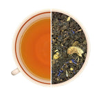 Sachet de thé oolong fruité Bonheur Tibétain Teavora, pêche, figue, baies de goji, papaye, goût intense chaud et froid.