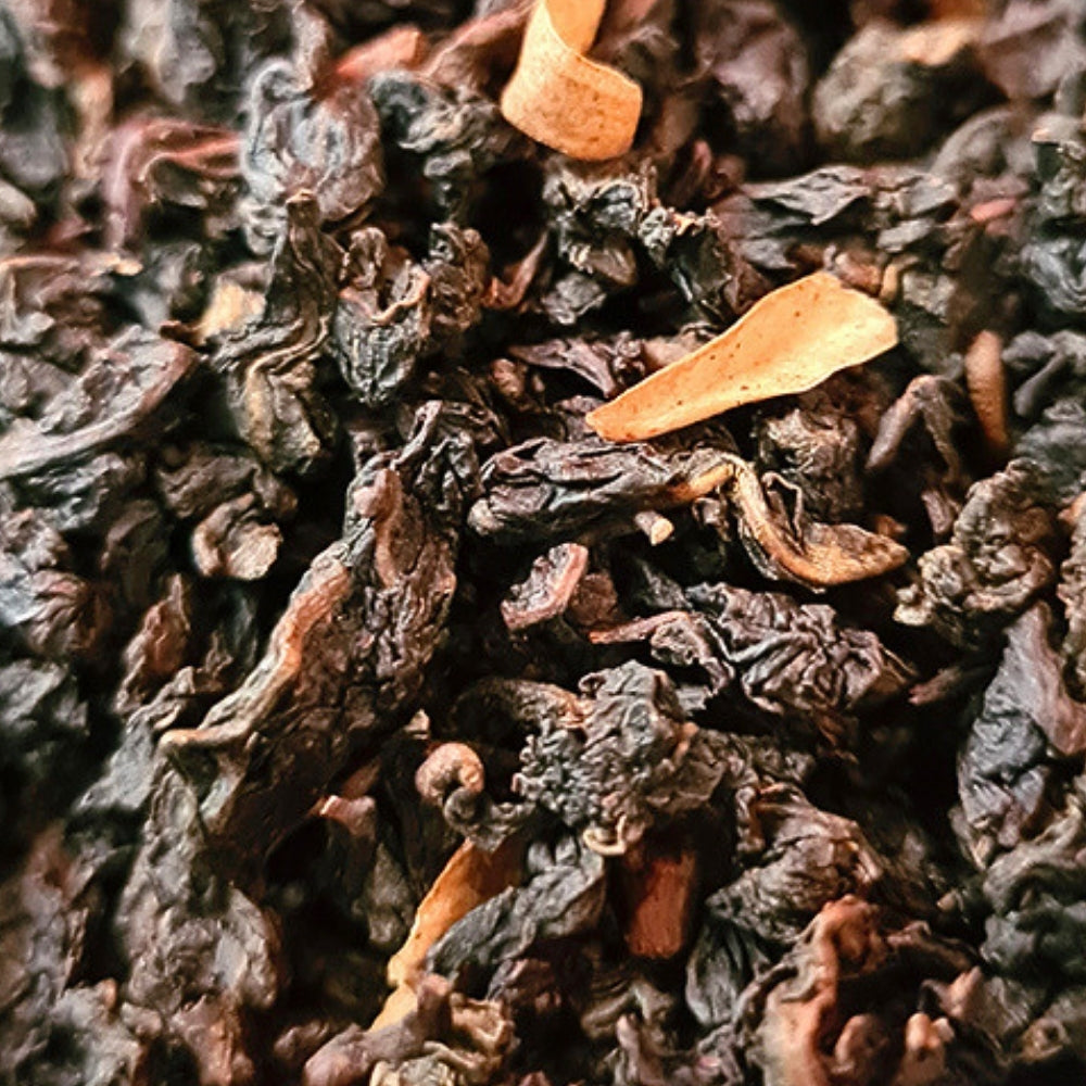 Thé oolong Safari Blanc Teavora en vrac : caramel, coco, fleur d'oranger — pour l'après-midi