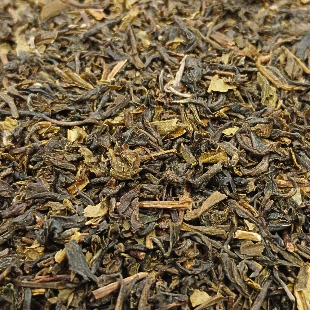 Thé vert bio d'Inde Darjeeling Pussimbing Teavora en vrac, feuilles nature — à préparer le matin