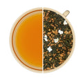 Tasse de thé infusé et vrac de thé vert bio du Japon GENMAICHA KAGOSHIMA, riz, maïs, pop corn, idéal pour le matin.