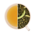 Sachet de thés vert et blanc aux agrumes Couleurs d'Asie Teavora, mandarine, orange, verveine, léger pour l'après-midi.
