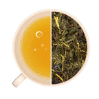 Sachet de thé vert Earl Grey Rive Gauche Teavora, bergamote, fleur d'oranger, mariage aromatique parfait, grand classique.