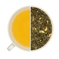 Sachet de thé vert Rêve de la Martinique Teavora, fruits exotiques, ananas, tournesol, chaud ou froid.