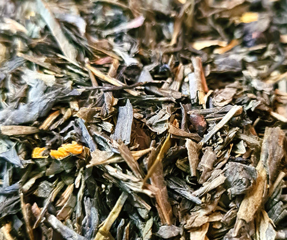Sachet vrac de thé vert RÊVE DE LA MARTINIQUE, fruits exotiques, ananas, tournesol.